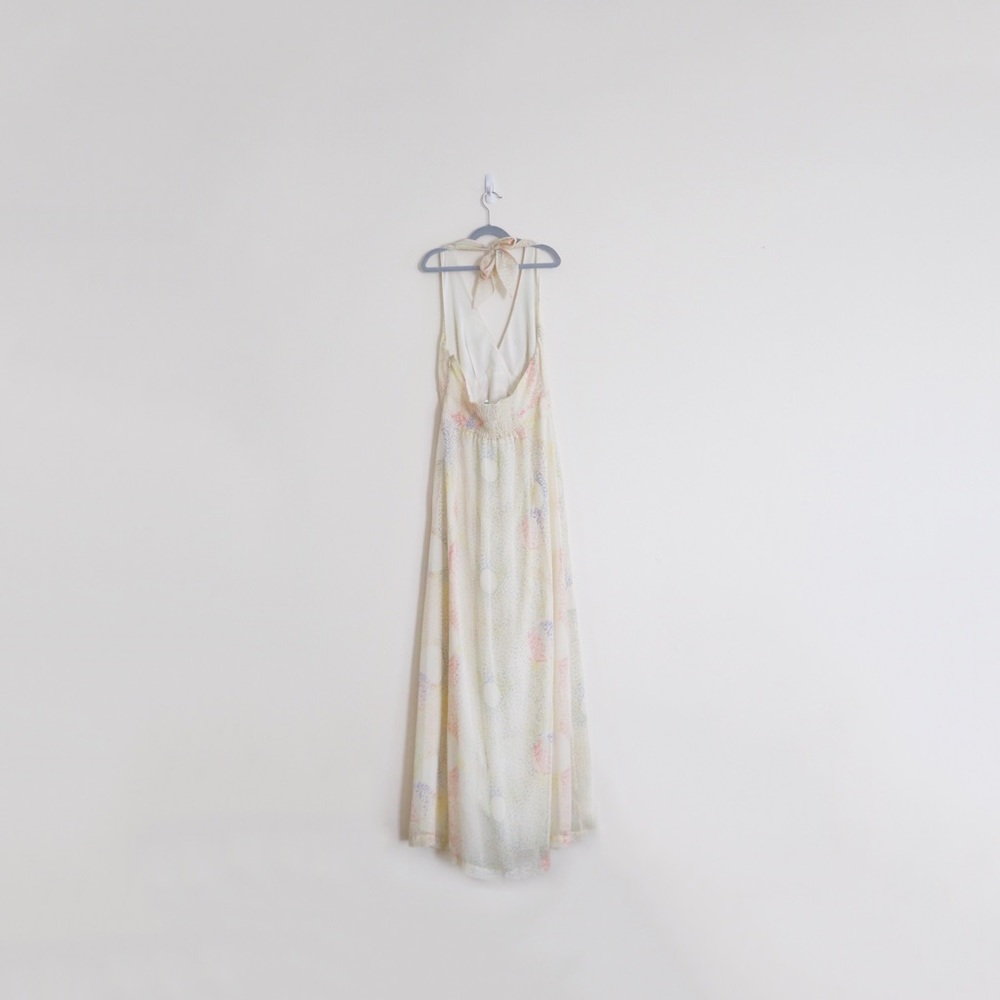 Madewell Eliot Silk Starburst Halter Maxi Dress - Picture 7 of 16